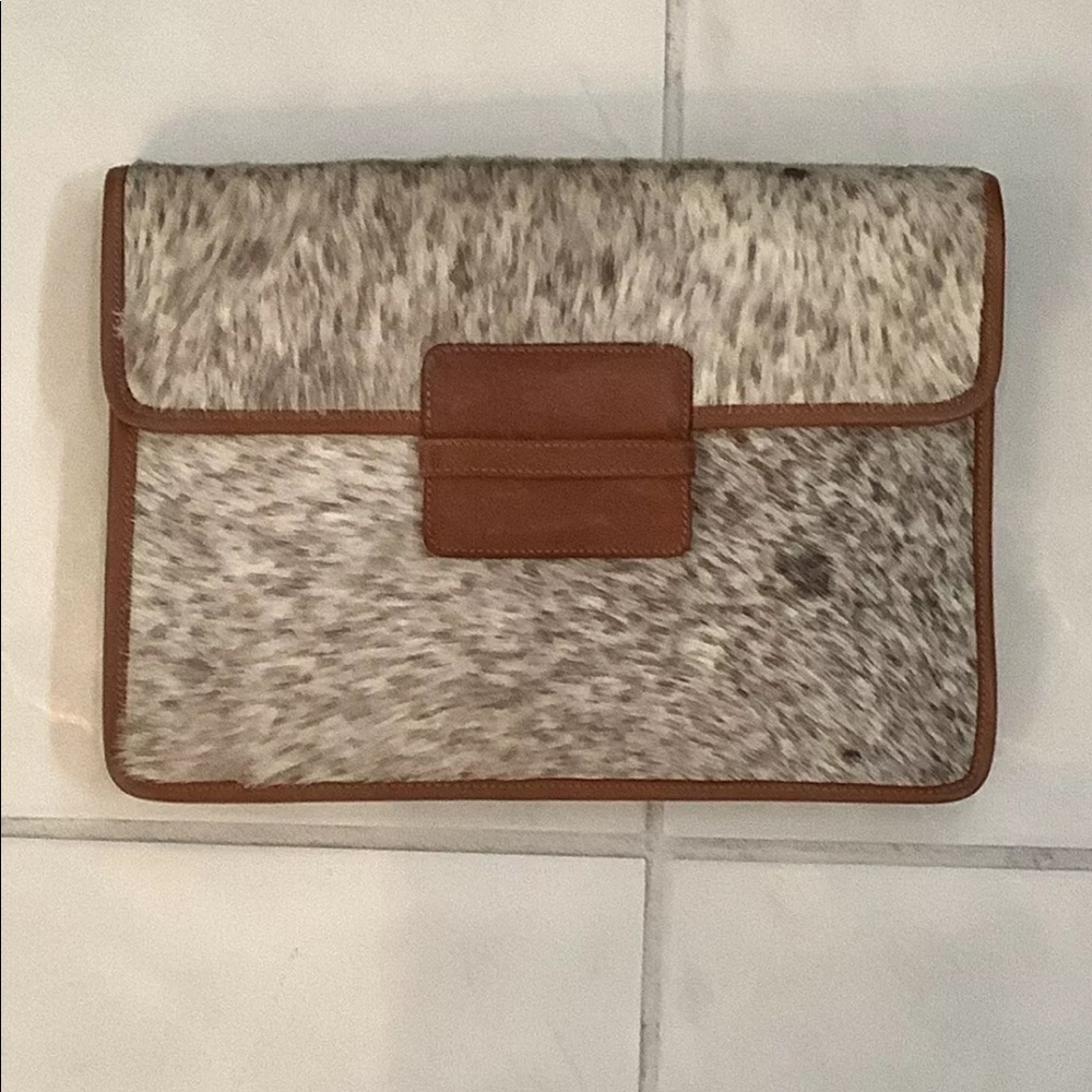 Vintage Furla Pony Hair Clutch